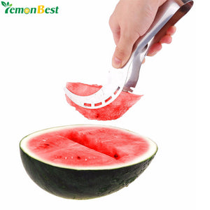 Stainless Steel Watermelon Slicer Vegetable Fruit Melon Cutter Corer Kitchen Gadgets Cooking Tools Utensils Kitchen Accessories