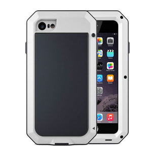 Luxury Doom Armor Dropproof Shockproof Metal Aluminum Case + Silicon Protective Cover for iPhone 7 6 6S Plus 5 5s SE Phone Cases